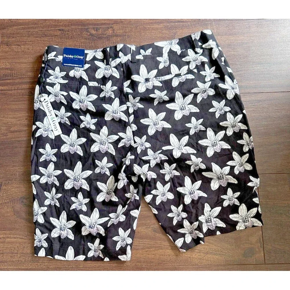 Paisley & Gray Men's Felix Slim Fit Floral-Print 9